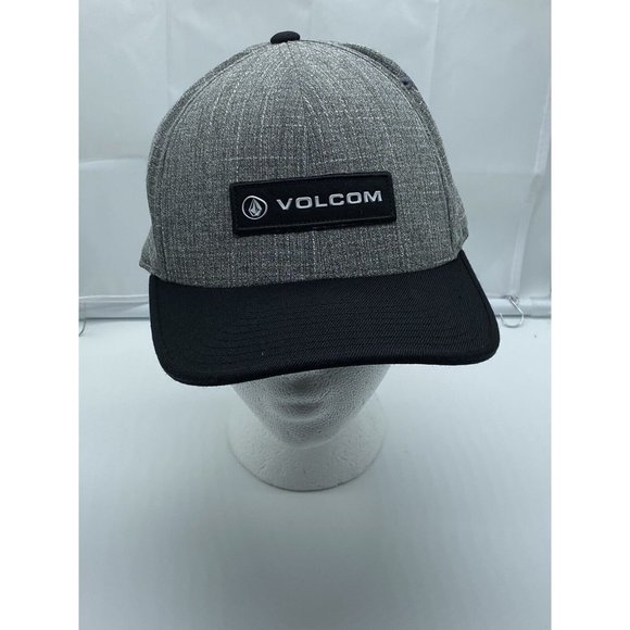 Volcom Other - Volcom Gray Black Adjustable Baseball Cap Hat Snap-back